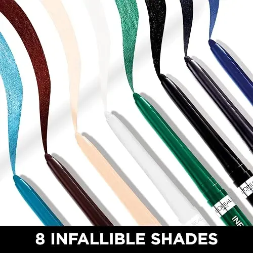 Lápiz Delineador Ojos Gel Infallible Grip Loréal Paris Blue