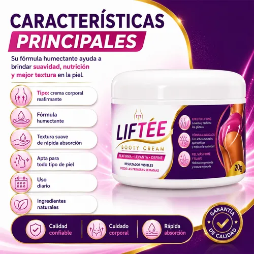Crema Reafirmante Gluteos Caderas Rutina Masaje Diario