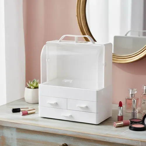 Caja Organizadora De Maquillaje Almacenamiento De Cosmeticos