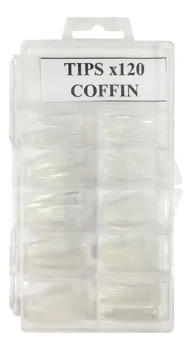 Tips Para Uñas Thuya Coffin 120u Manicuria Profesional