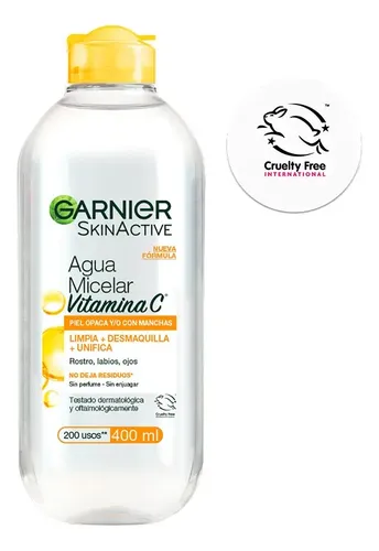 Agua Micelar Tono Uniforme × 400ml Garnier