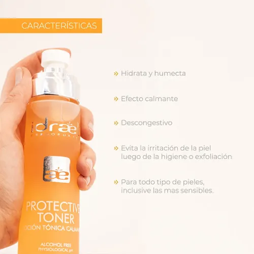 Locion Tónica Calmante Para Piel Sensible Idraet 195 Ml