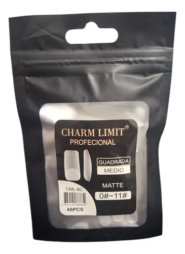 Tips Soft Gel Uñas Profesional Charm Limit, Pack 50/48 Und