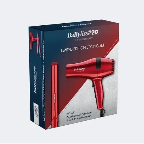Babylisspro Kit Plancha Y Secador Ceramix Xtreme Cepp1uz