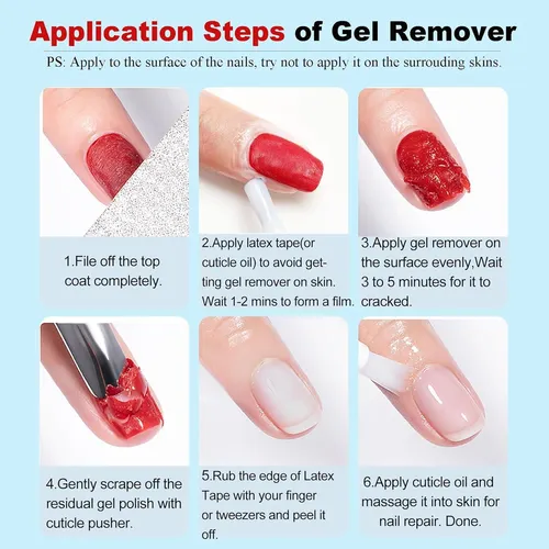 Kit De Remoción De Uñas En Gel Louinstic 3-en-1 Sin