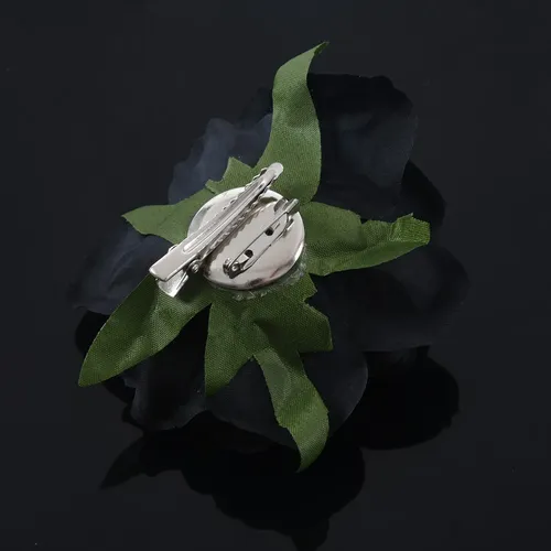 Broche Para El Pelo Con Forma De Flor De Seda, 2 Unidades