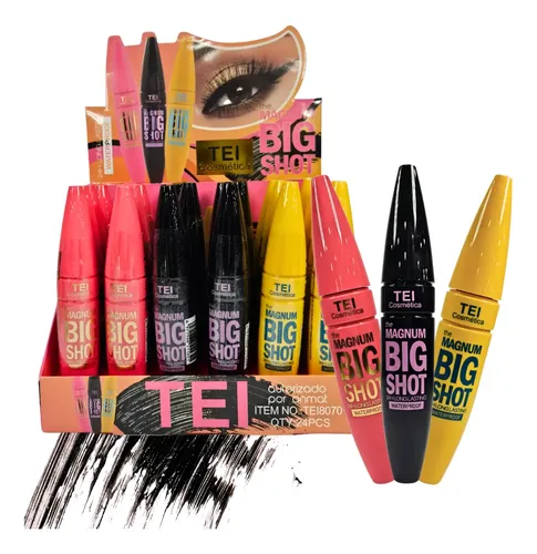 Rimel Mascara Para Pestañas Tei Big Shot Make Up Waterproof