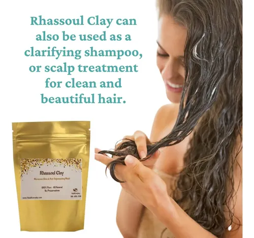 Arcilla Saaqin Rhassoul, 500 G, Desintoxicante Y Rejuveneced
