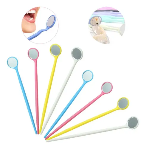Espejo Dental 100pcs Espejo Bucal Antivaho Desechable