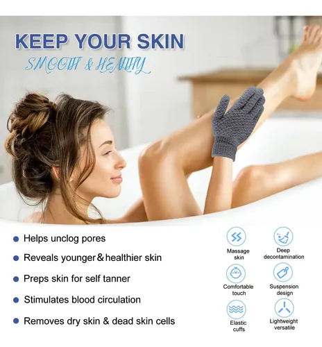 Guantes Exfoliantes Pesados Para Baño Y Ducha