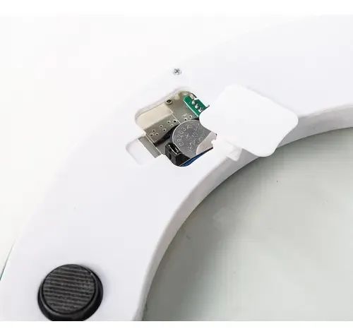 Balanza Digital Personal Ditron Scale10 Vidrio Blanco 180Kg LCD Baño