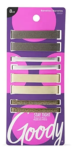 Horquillas Para El Cabello Goody Stay Tight, 8 Unidades, Var