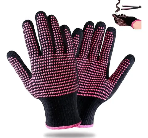 2 Guantes Profesionales Resistentes Al Calor Para Peinar El=