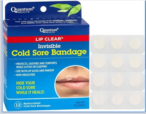 Quantum Health Parches Para El Herpes Labial X 12 Unidades