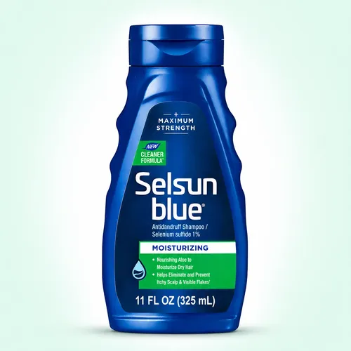 Champú Selsun Blue Hidratante Con Aloe 325 Ml
