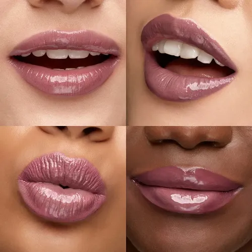 Lápiz labial líquido Kiko Milano Unlimited Double Touch Color, acabado brillante 121, color nude