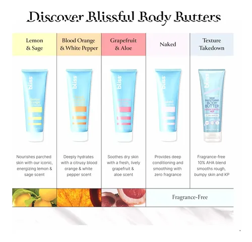 Manteca Corporal Bliss Naked Maximum Moisture 200 Ml Sin Per