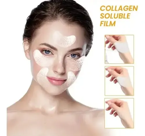 Parche De Colageno Facial Naturaful Disolvible X 6 Unidades