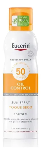 Eucerin Sun Protector Fps50 Spray Transparente Toque Seco