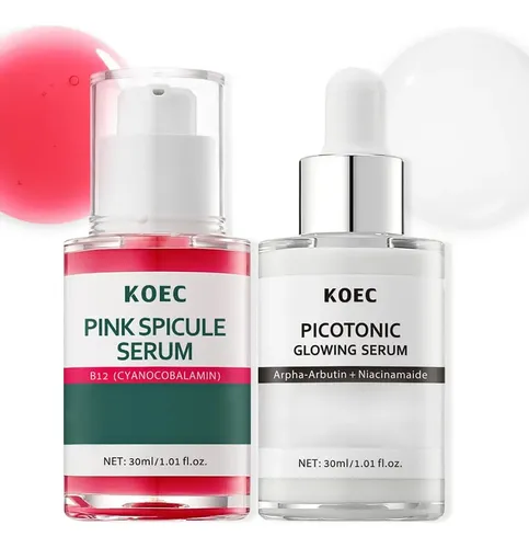 Tónico Revitalizante Para La Piel Rosa Koec, Esencia Líquida