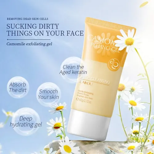Gel Exfoliante Facial De Manzanilla Ubeu, Limpieza Profunda