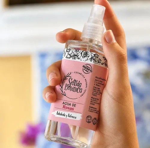 Agua De Rosas Natural Pura Anmat Vegan Sentidabotánica 120ml