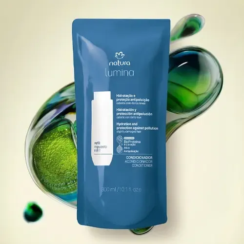 Repuesto Acondicionador Natura Lumina Protección E Hidratación 300 Ml