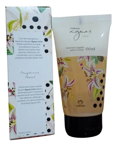 Natura Aguas Lirio Jabón Liquido Y Crema Desod Corporal
