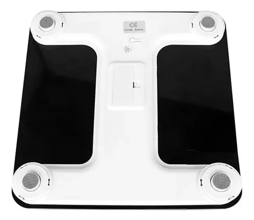 Bascula Inteligente Smart Bluetooth Masa Corporal Calidad Color Blanco