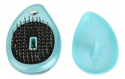 L Cepillo De Corte De Pelo Antiencrespamiento Profesional – Azul Claro
