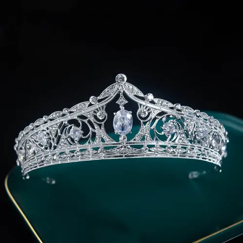 Corona De Zirconio Retro Palace Para Boda