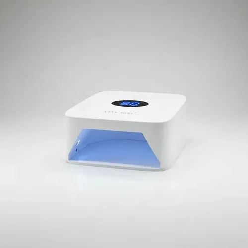 Cabina Lámpara Uv Led 54w City Girl Esmaltado Semi Blanco