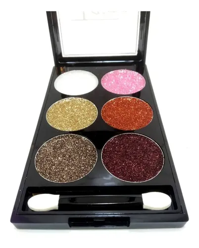 Paleta Sombras Ojos Glitter Eyeshadow Tejar Set 3 Unidades