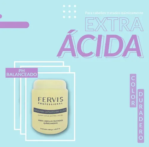 Nutricion Capilar Fervis Extra Acida X 1 Kg