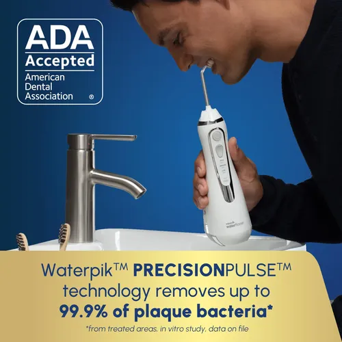 Waterpik Wp-580 Hilo Dental Inalámbrico Blanco, 4 Puntas Blanco