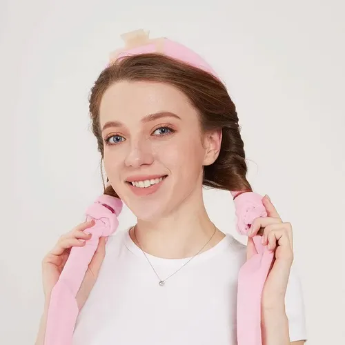 Set Accesorios Pelo Cinta Y Diadema Rosa Para Mujer L