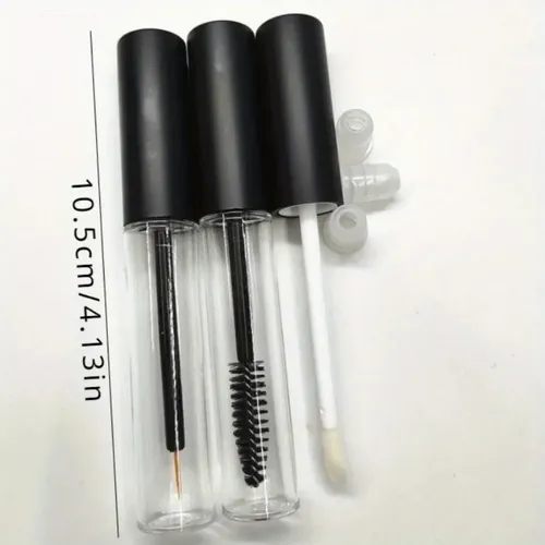 , Juego De 3 Tubos De Rímel Vacíos De 10 Ml Con Cepillo De ,