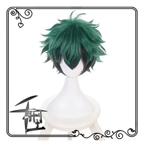 11.02jiafa Wig ~ A Anime My Hero Academia Deku Izuku