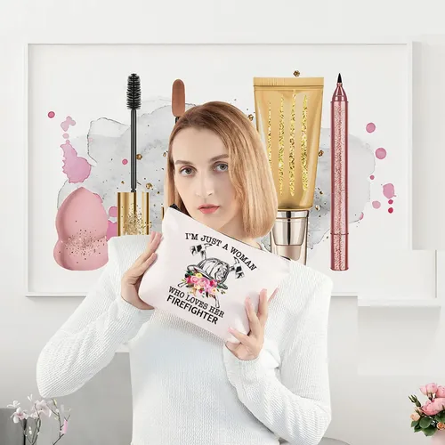 Bolsa De Maquillaje Cosmético Levlo I’m Just A Women Who Lov