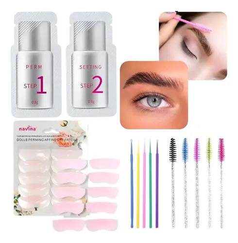 Kit Lifting Iconsign Pestañas Paso 1 Y 2 + Cepillos Bigudies