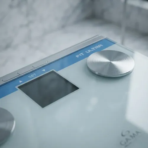 Balanza Gama Fit Ultra Digital 150kg Vidrio Transparente