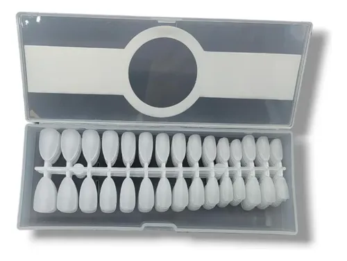 Tips Para Soft Gel Almendra Medianos Transparentes Caja X300
