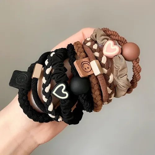 Juego Y 10 Piezas Y Ligas For Cabello Mujer D