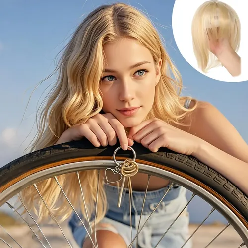 Toppers De Cabello Rubio For Women, Cubierta 360° Clip