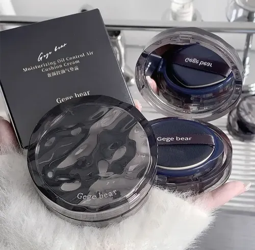Base Maquillaje Cushion +repuesto Coreana Gege Bear 01-oil Control
