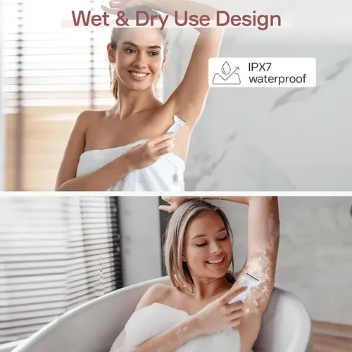 Depiladora Eléctrica Facial Y Corporal Para Mujer, Uso Seco