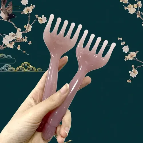 Masajeador De 5 Garras Para Cuerpo De Resina, Cabeza, Gua, M Verde