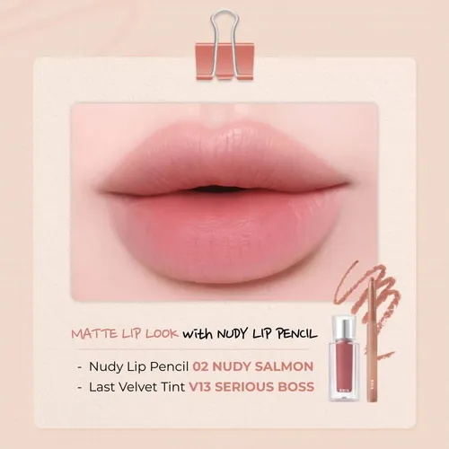 Lápiz Delineador Bbia Nudy Lip Pencil 02 Nudy Salmon