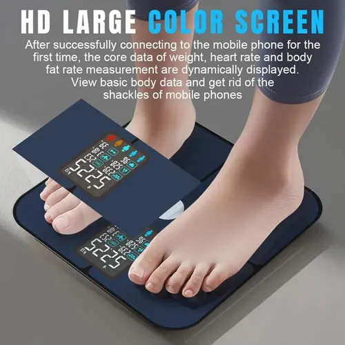 Báscula Digital Smart Ito Con Pantalla Grande Y Cardiaca