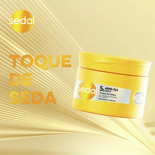 Mascarilla Sedal Toque de Seda con Amino-Silk Complex, para Cabello Dañado y con Frizz de 300 g